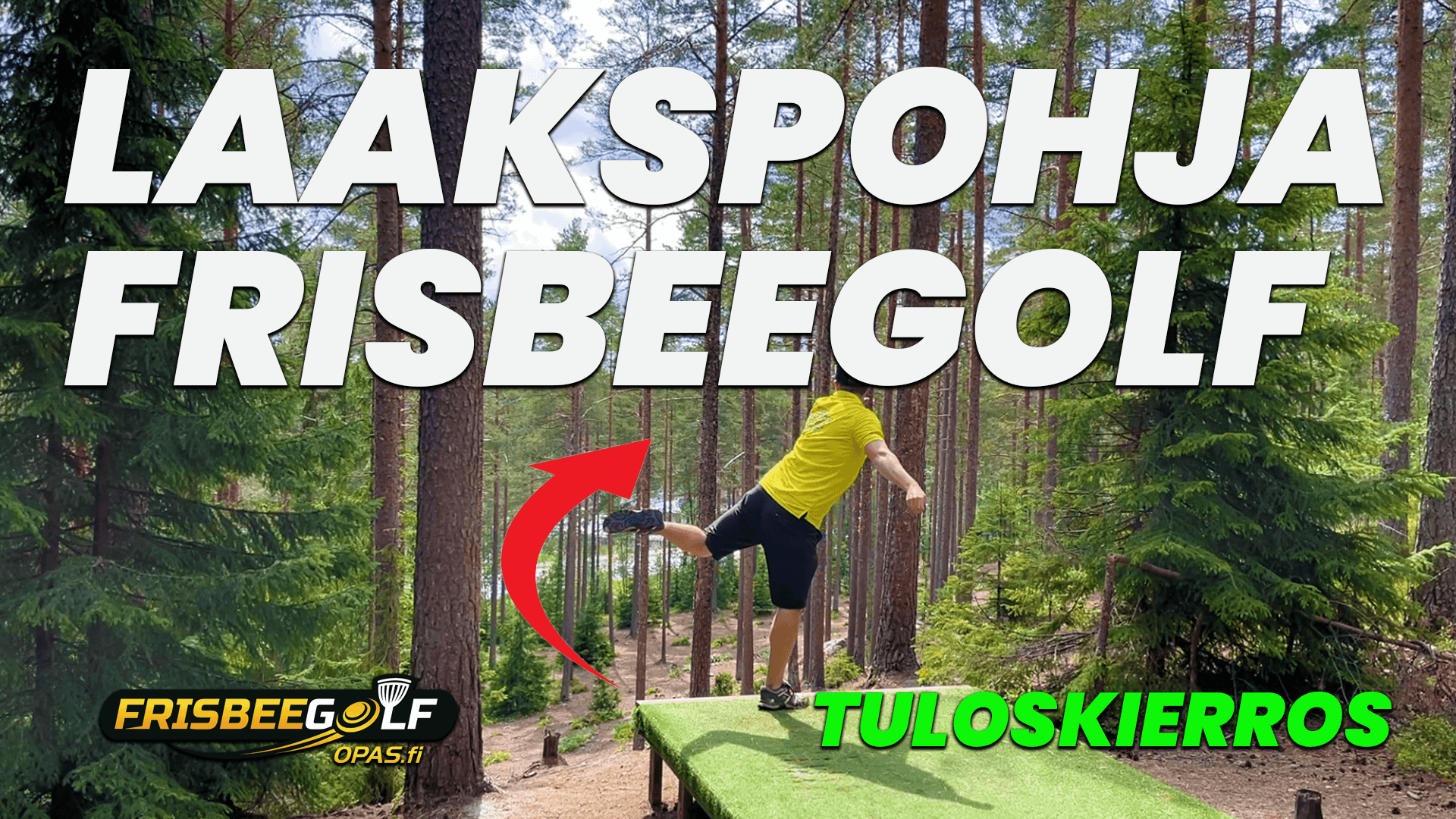 laakspohja-frisbeegolf-tuloskierros-video